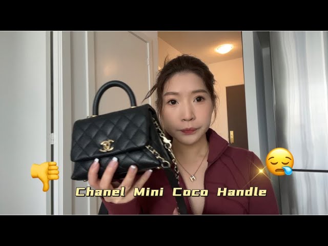 mini chanel top handle