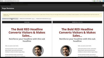 OptimizePress - Page Revisions [Features]