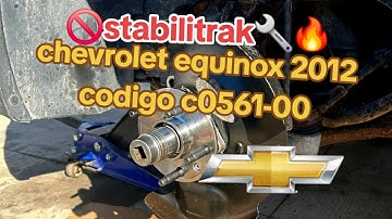 🚫stabilitrak🔧 chevrolet equinox 2012 codigo c0561-00  problema con abs delantero