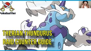 Therian Thundurus Raid Counter Guide by Pokebattler