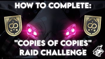 Destiny 2 - Copies of Copies Challenge - Deep Stone Crypt Raid Challenge