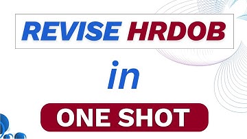 HRDOB in One shot || Revise Human Resources Development & Organizational behaviour in one shot