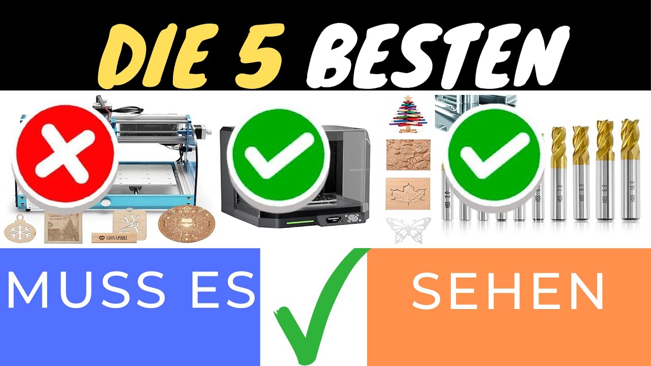 DIE BESTEN DESKTOP CNC FRÄSMASCHINEN FÜR ALUMINIUM 2025! 🔧✨【VERGLEICH & TEST】