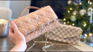 Lady Dior Top Handle Clutch vs Félicie Pochette
