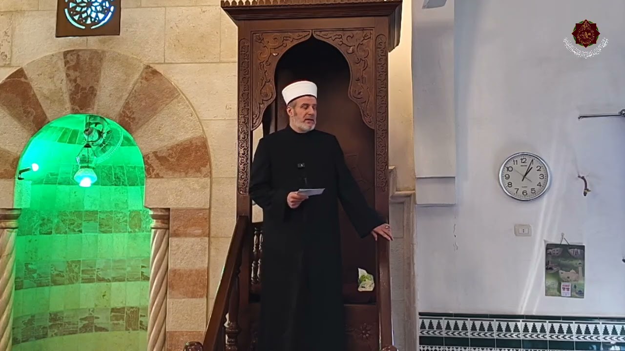 شعائر صلاة الجمعة في زاوية الأشراف في عمان 16 رمضان 1447 هـ