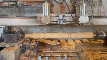 Máy Đục Cnc Chạy Con Tiện Cầu Thang Gỗ