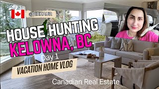 HOUSE HUNTING  KELOWNA  BC CANADA Real Estate vlog 2024 Punjabi couple vlogs