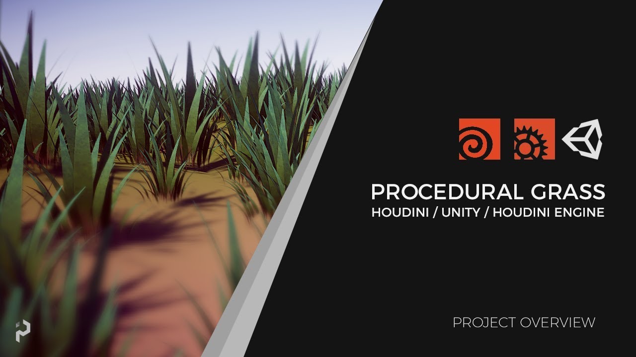 Procedural Grass Clumps in Houdini and Houdini Engine - Intro - YouTube
