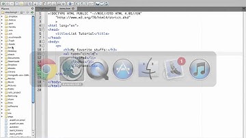 11 - HTML unordered and nested lists