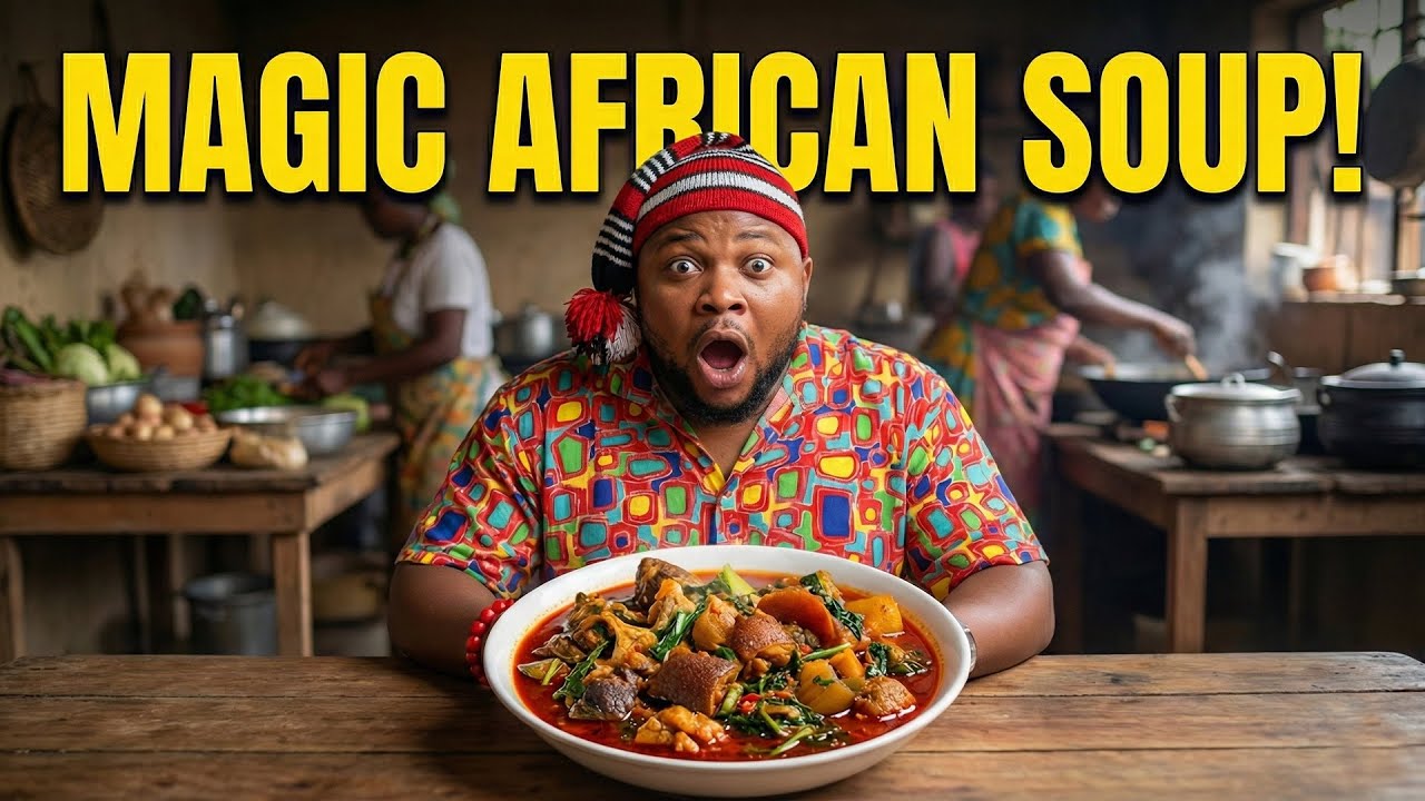 African Soup That Reduces Stress ( Miniwuri Oza )