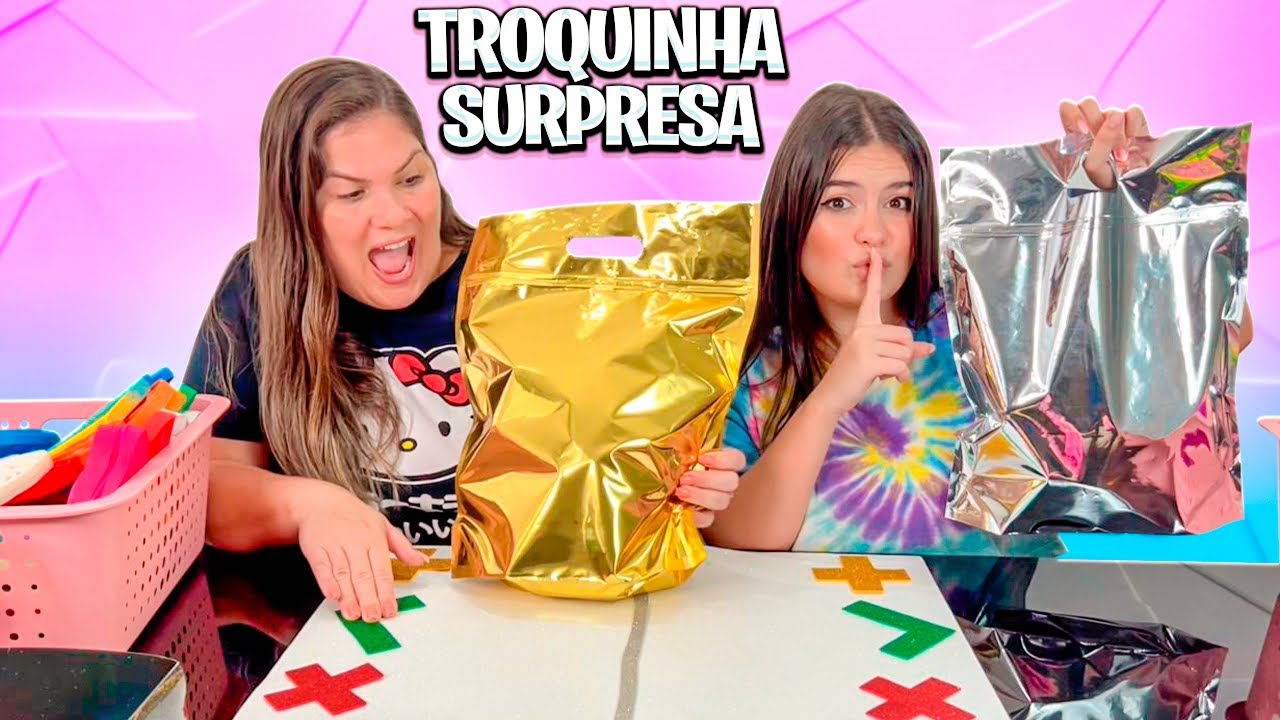 TROCAS de FIDGET TOYS SURPRESA * PRA QUEM VC TORCE? TIA HELLEN Vs CAROL