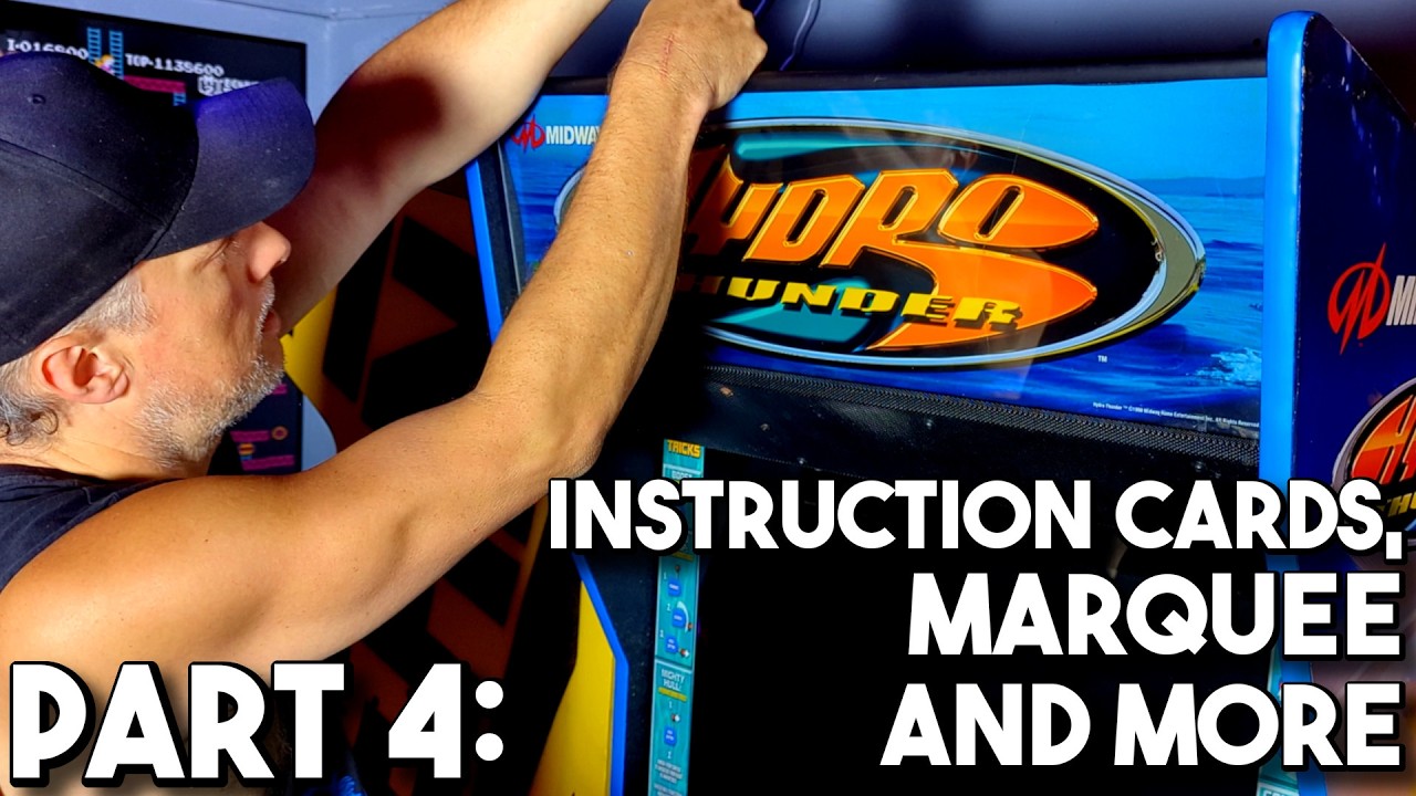 Part 4: Hydro Thunder - Instruction Cards, Marquee And MORE