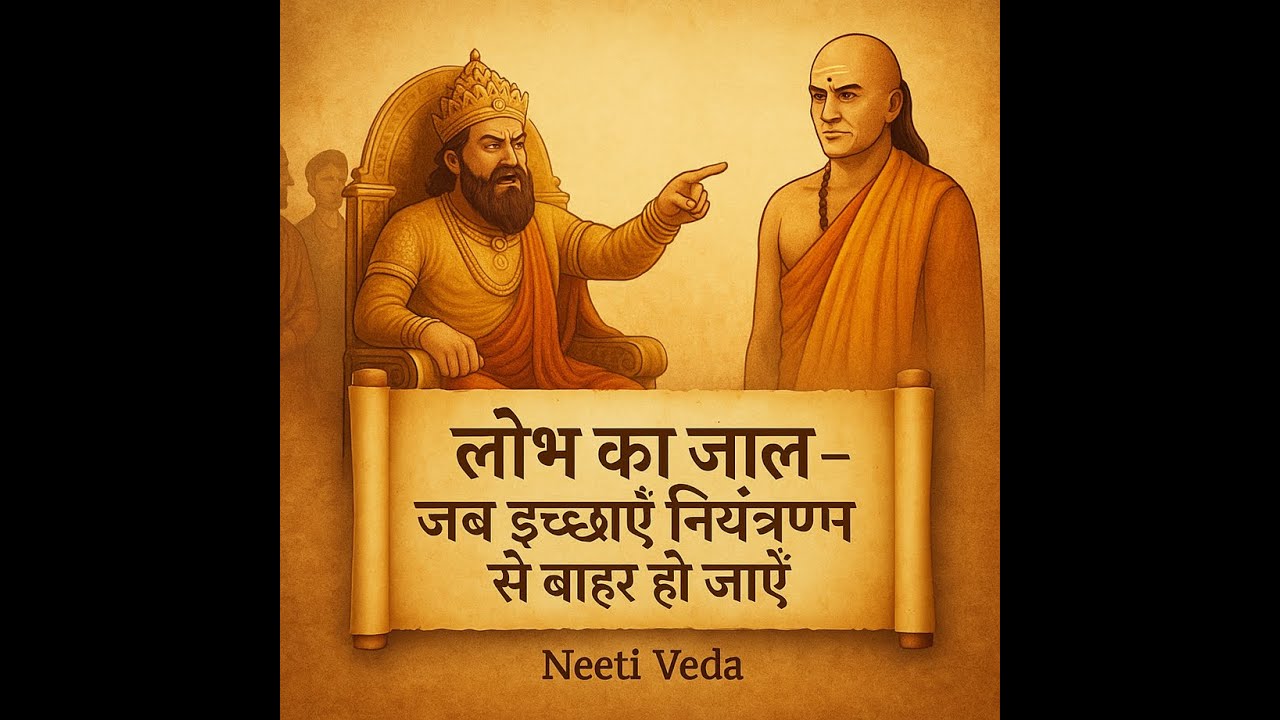 लोभ का जाल – जब इच्छाएँ नियंत्रण से बाहर हो जाएँ | चाणक्य नीति | Neeti Veda