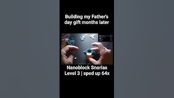 Building my #nanoblock #snorlax I got for father
