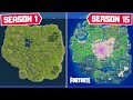 Evolution of The Entire Fortnite Map! (Chapter 1 Season 1 - Chapter 2 Season 5)