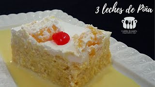 3 leches de piña