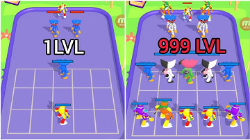Max Level, Merge Monster Evolution Battle | Epic War, Mobile Gameplay