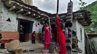 Poor But Happy Village Lifestyle In Jumla Nepal || Happy &amp; Relaxing Mountain Village Life || 