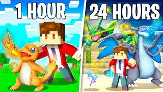 I Spent 24 HOURS in MEGA Minecraft PIXELMON by PoorJay 3,485 views 6 months ago 8 minutes, 30 seconds