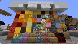 I Gave 100 Minecraft Players One Type Of Block Each to Build Anything