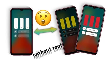 Change MIUI 12.5 Volume Bar Color ⚡No Root ⚡ Working All Redmi & Poco Devices