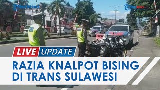Tindak Lanjuti Laporan Warga, Polres Minsel Razia Knalpot Bising & Prokes di Jalan Trans Sulawesi screenshot 4