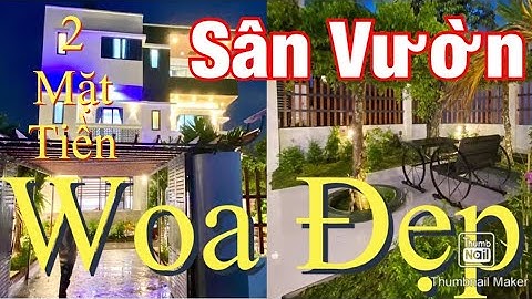 Bán biệt thự sân vườn góc 2 mặt tiền đẹp quá. Trung tâm hóc môn#shortvideo #bds #bannhahocmon