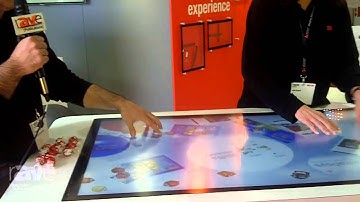 ISE 2015: 3M Touch Systems Demos 55" Multitouch Display
