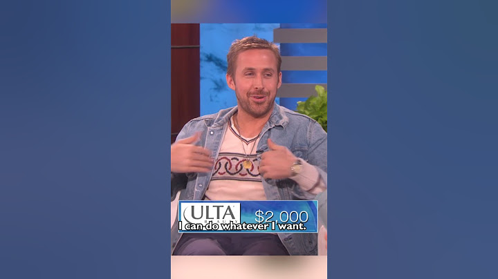 Ryan Gosling answers Ellen's personal questions
