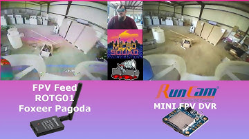 Side by Side comparison Runcam Mini FPV DVR vs. FPV feed