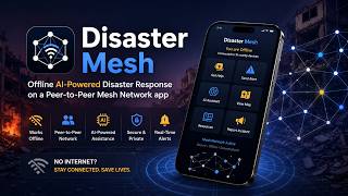 Disaster Mesh | A Pure offline Gemma-Powered Disaster Response App on a Peer-to-Peer Mesh Network