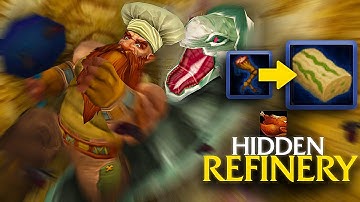 how to find ELEMENTIUM COOKFIRE cooking REFINERY in Warcraft reborn - ascension bronzebeard!