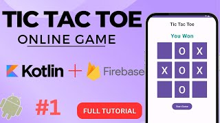 #1 Tic Tac Toe Multiplayer | Firebase | Kotlin | Full Tutorial screenshot 2