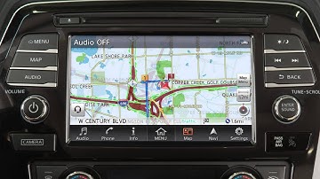 2016 Nissan Maxima - Map Screen Overview