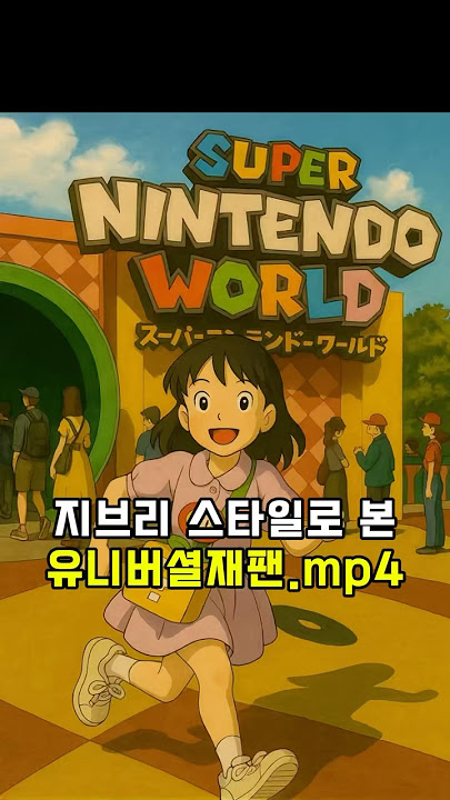 지브리스타일로 본 유니버셜재팬.mp4 #ghibli #universalstudios #지브리