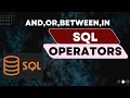 SQL OPERATORS-Operators, Operands, Expressions, Types of Operators | SQL for Beginners| EPISODE-3