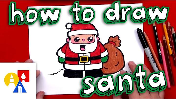 How To Draw Cartoon Santa Claus
