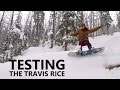 Testing the Travis Rice Pro Model Snowboard