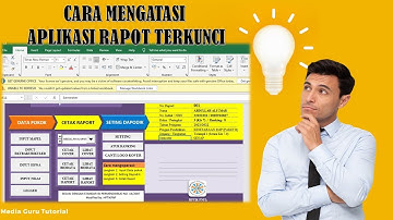 Cara Atasi Aplikasi Raport Terkunci Excel 2019 - RAPOT KURIKULUM MERDEKA