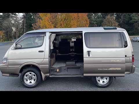 1994 Toyota Hiace Van 4WD super custom limited AT KZH106 turbo diesel 3.0L 1KZTE RHD JDM