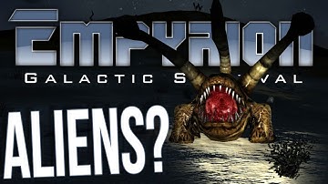 Empyrion Galactic Survival Gameplay - ALIENS!? - Shooting Down Drones & Building A Base! - Part 2