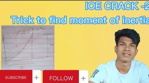 trick to solve numerical related to moment of inertia applied mechanics @ioecrack2935 # solve fast