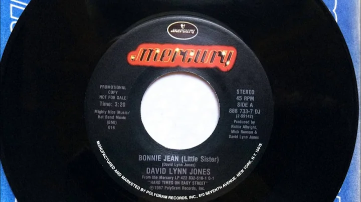 Bonnie Jean ( Little Sister ) , David Lynn Jones ,...