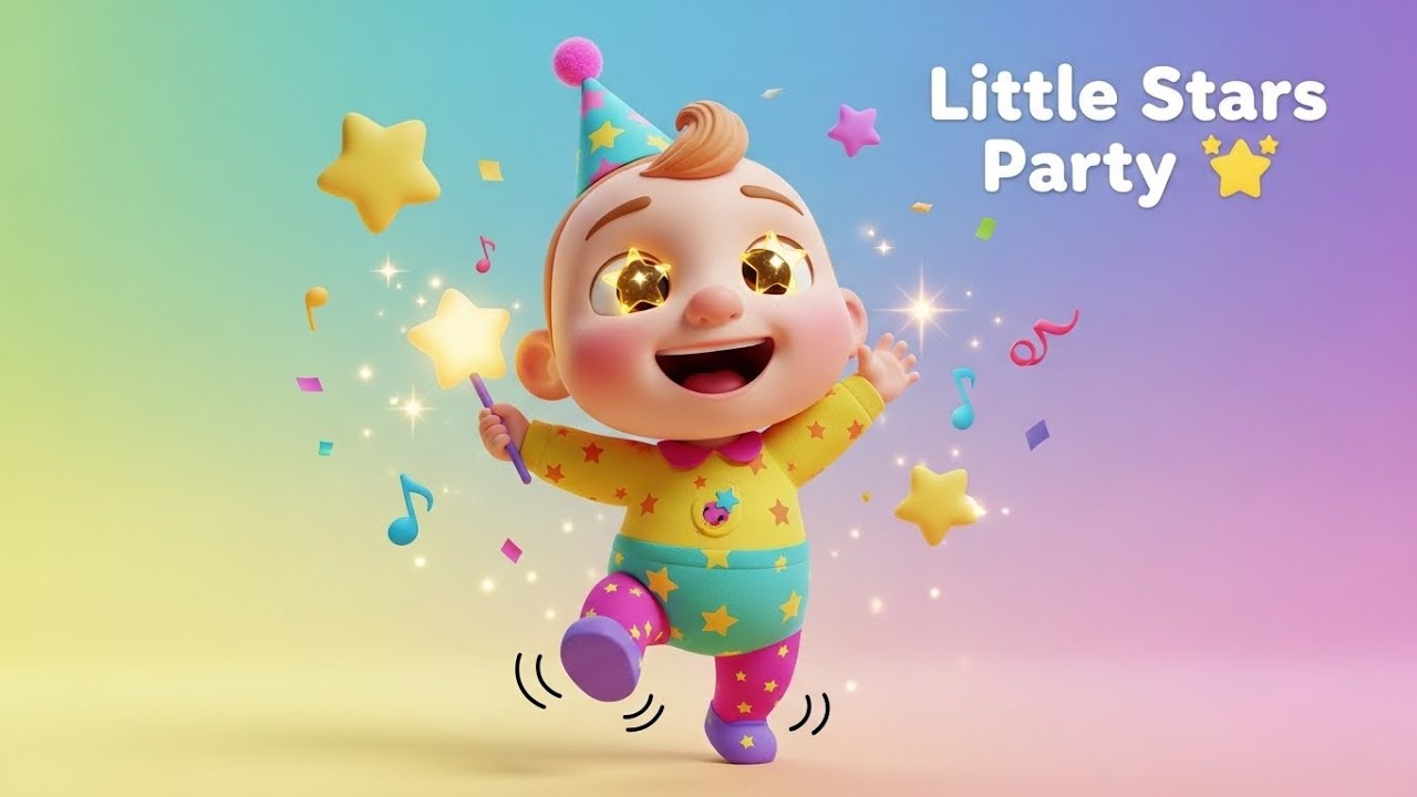 Little Stars Party 🎉⭐ | Fun Songs for Kids & Toddlers