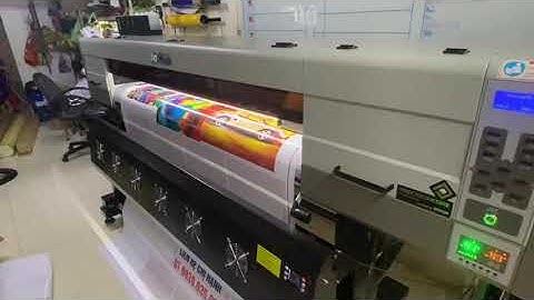 Bàn Giao Máy In Bạt Khổ Lớn 1m7 Witcolor Đầu Phun i3200 Về Cần Thơ #mayinquangcao