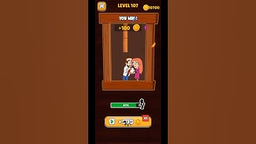 Braindom Riddle level 107 complete | 🤯🤯 mind cracked game | level 107 Save Your Wife #shorts #viral