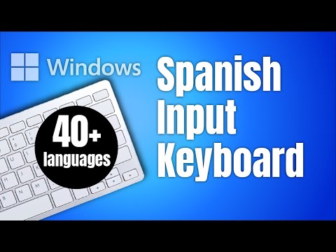 Spanish Input Polyglot Keyboard Layout: Type accents in 40+ languages (Windows) #learnspanish