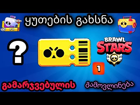 ყუთების გახსნა რამდენი ბრაულერი დავაგდეთ? გამარჯვებულის გამოვლინება⭕ Brawl Stars⭐