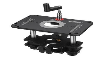 ENJOYWOOD GD7 PRO Router Lift for 65mm/69mm Wood Router for Router Table Set Up Lift with Router Pl