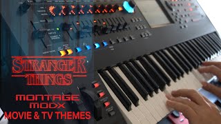 Stranger Things Theme played on Yamaha Montage, Keyboard Cover Synth Sounds Movie & TV Themes MODX